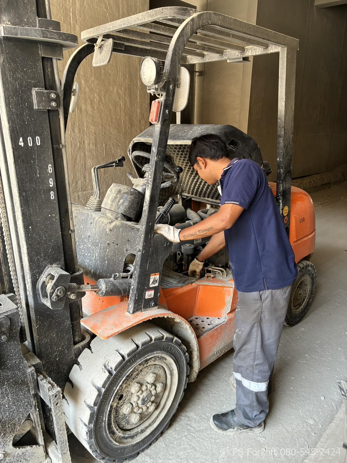 อาการรถโฟล์คลิฟท์เสีย